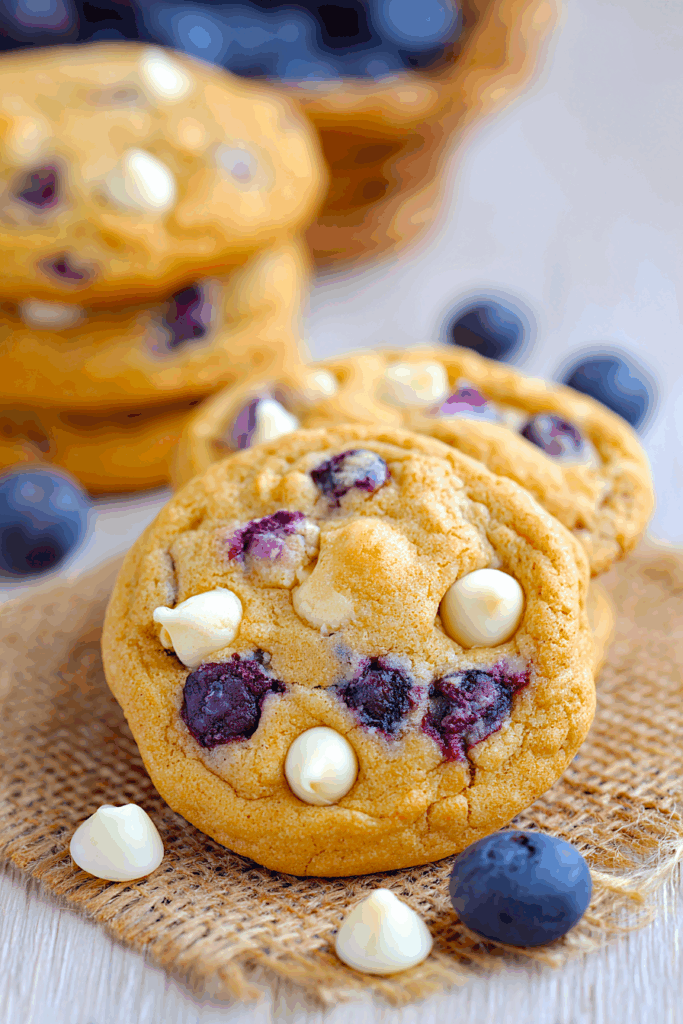 blueberry chocolate chip cookies