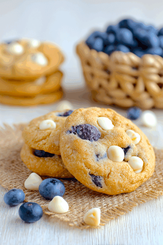 blueberry chocolate chip cookies