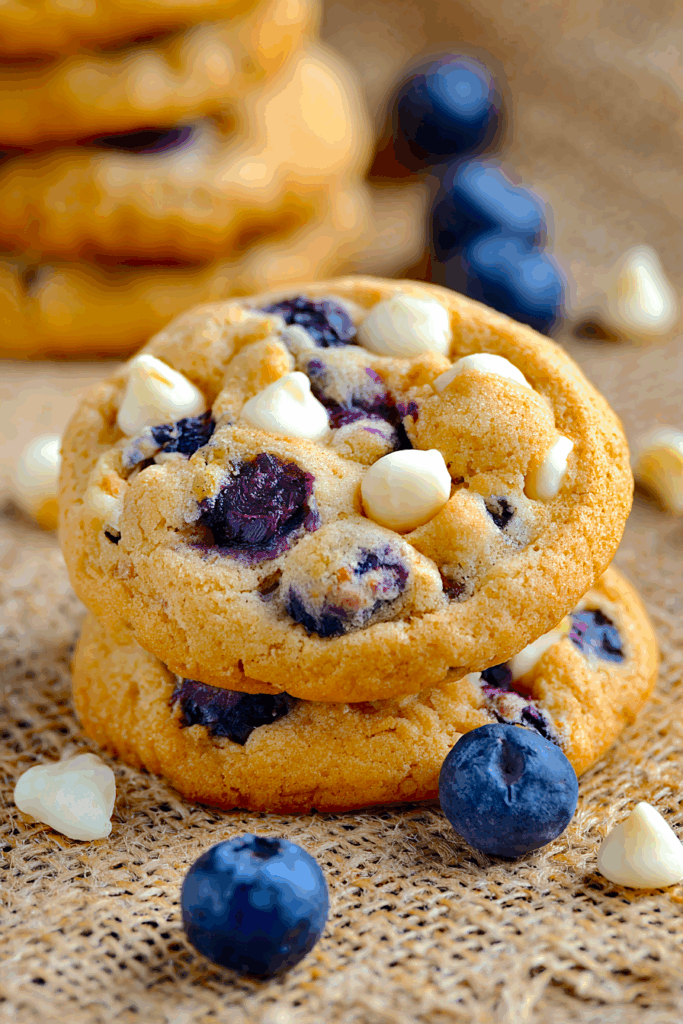 blueberry chocolate chip cookies