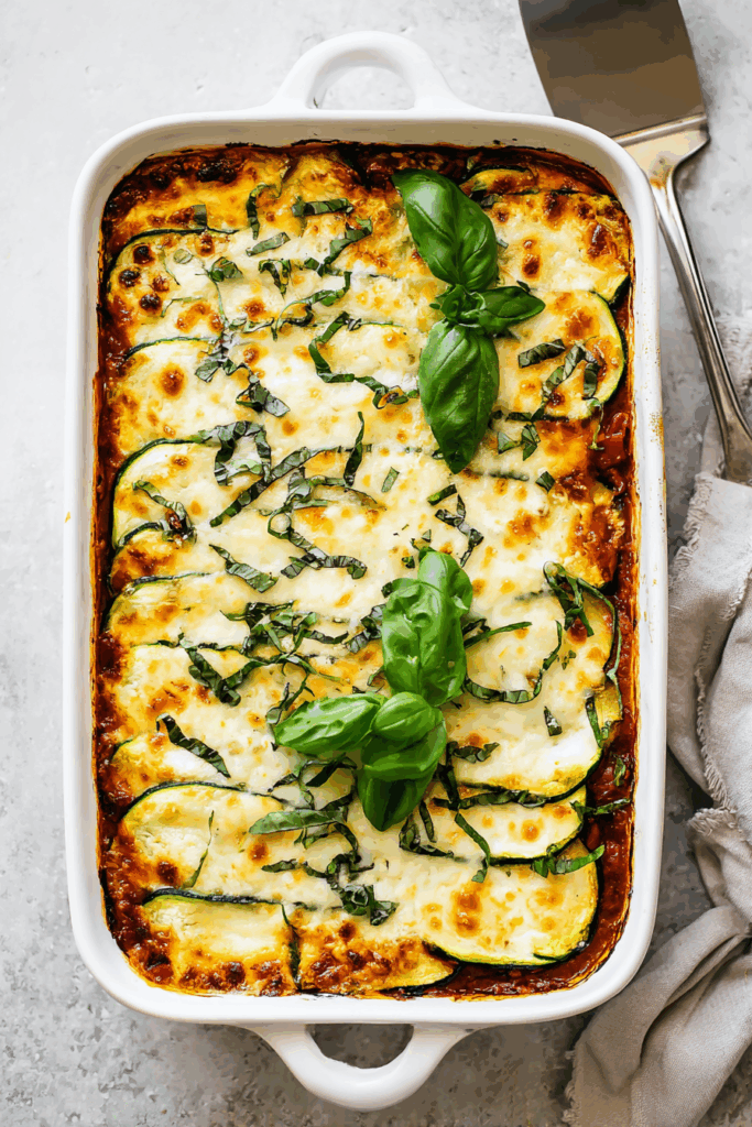firm zucchini lasagna