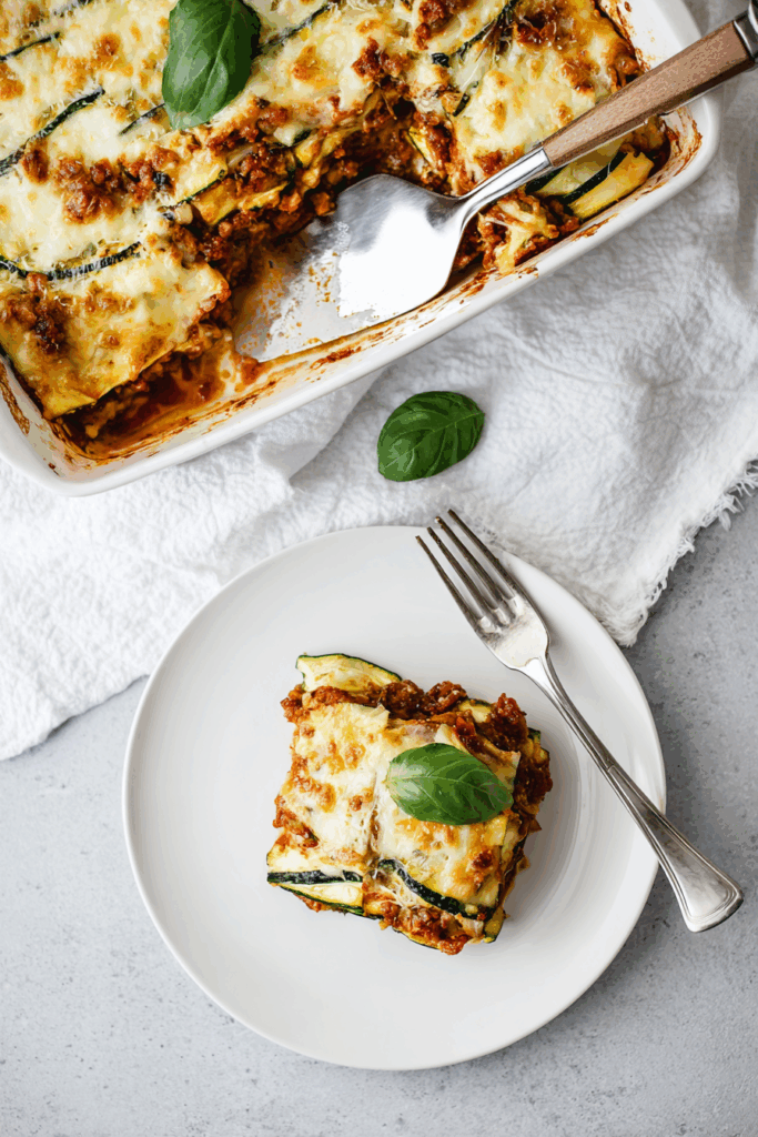 firm zucchini lasagna
