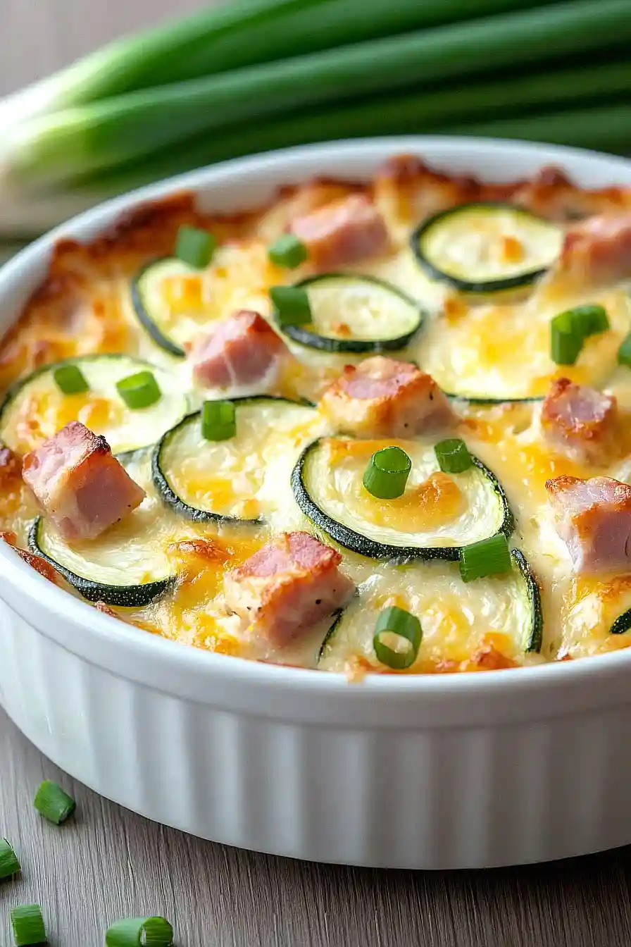 zucchini and ham casserole