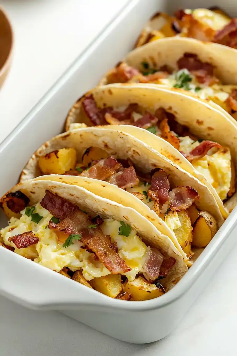 baked breakfast tacos