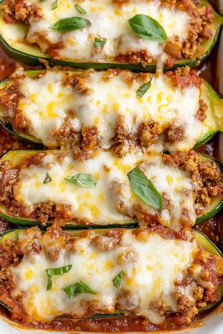 lasagna zucchini boats
