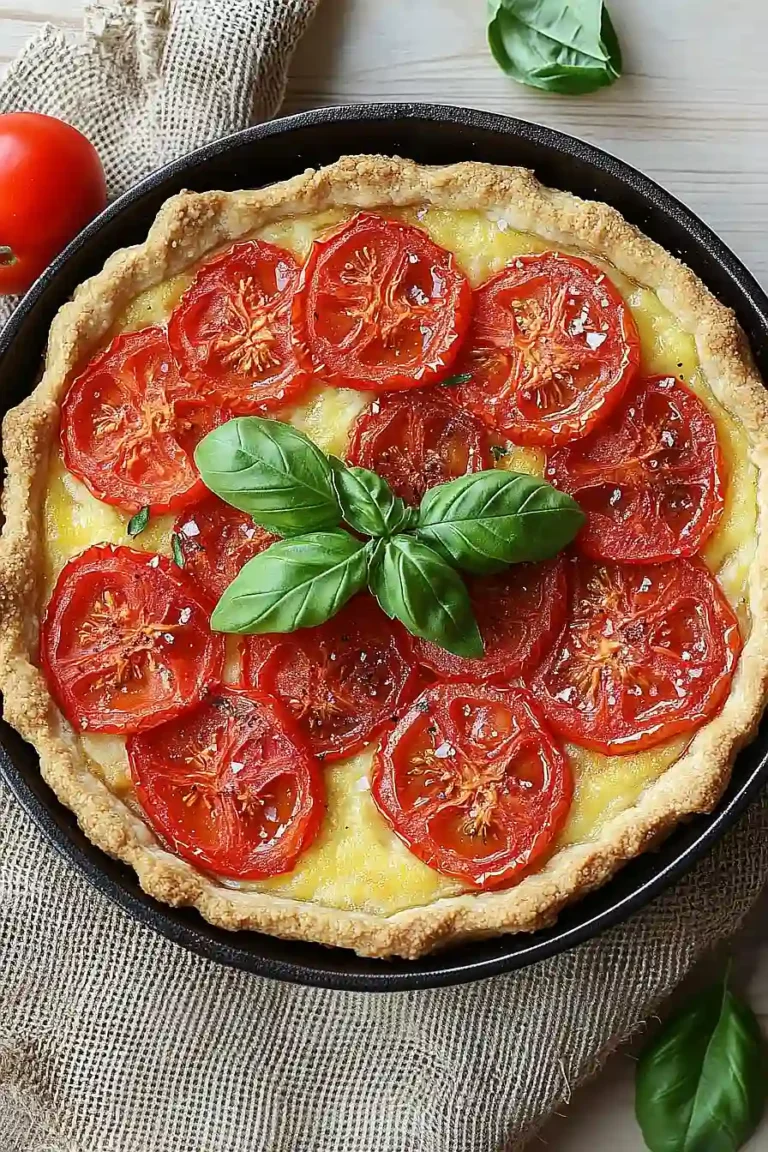 tomato pie with biscuit crust