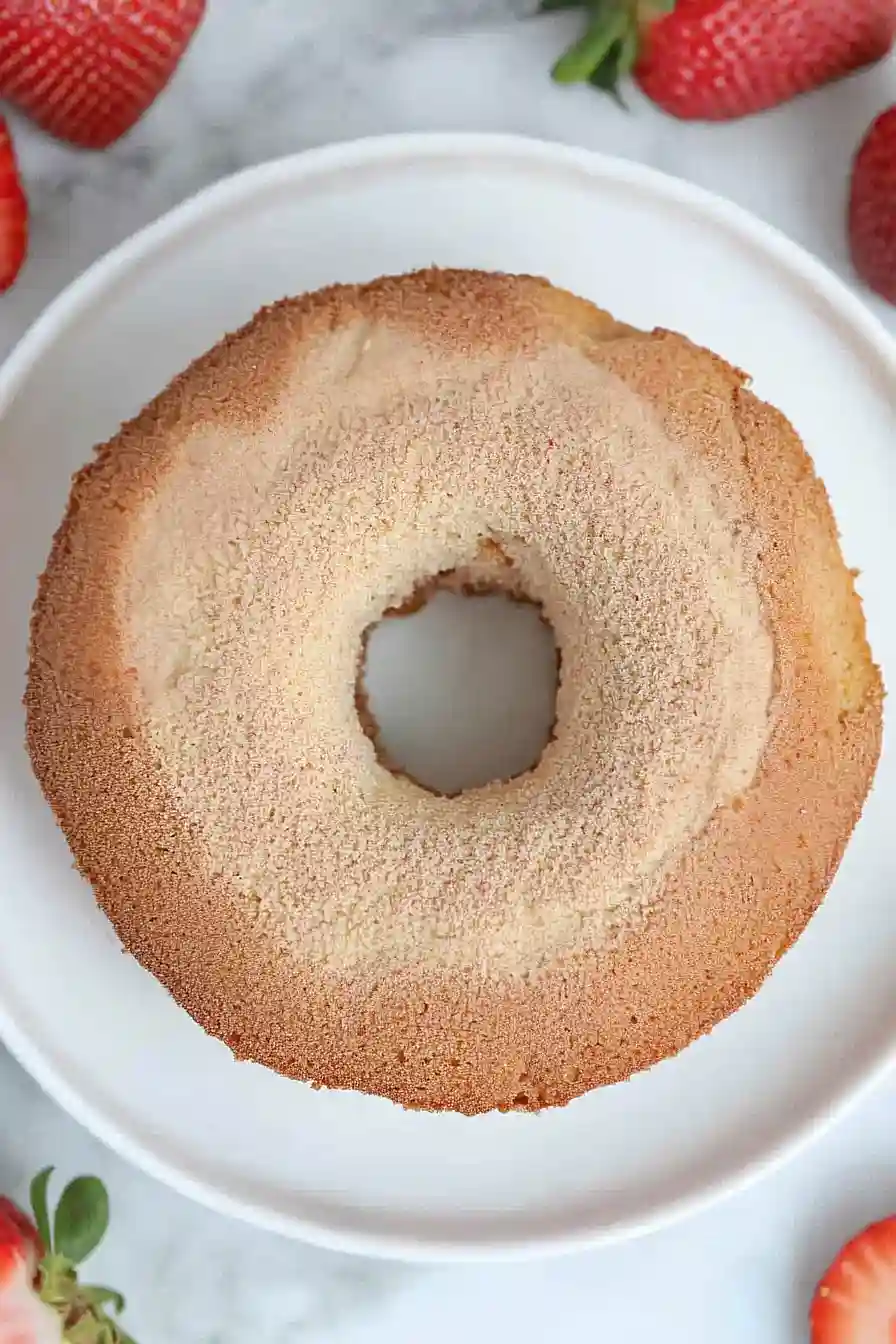 strawberry angel food cake