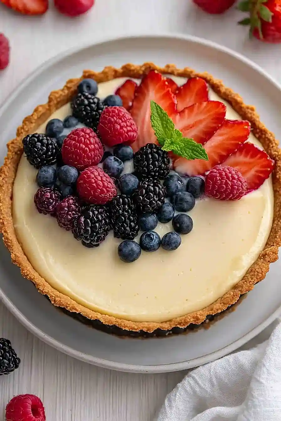 fruit tart graham cracker crust
