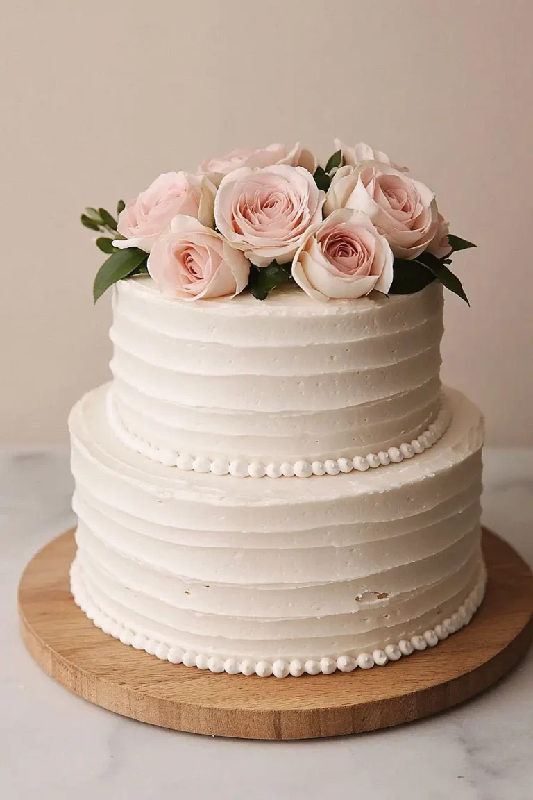 strawberry wedding cake