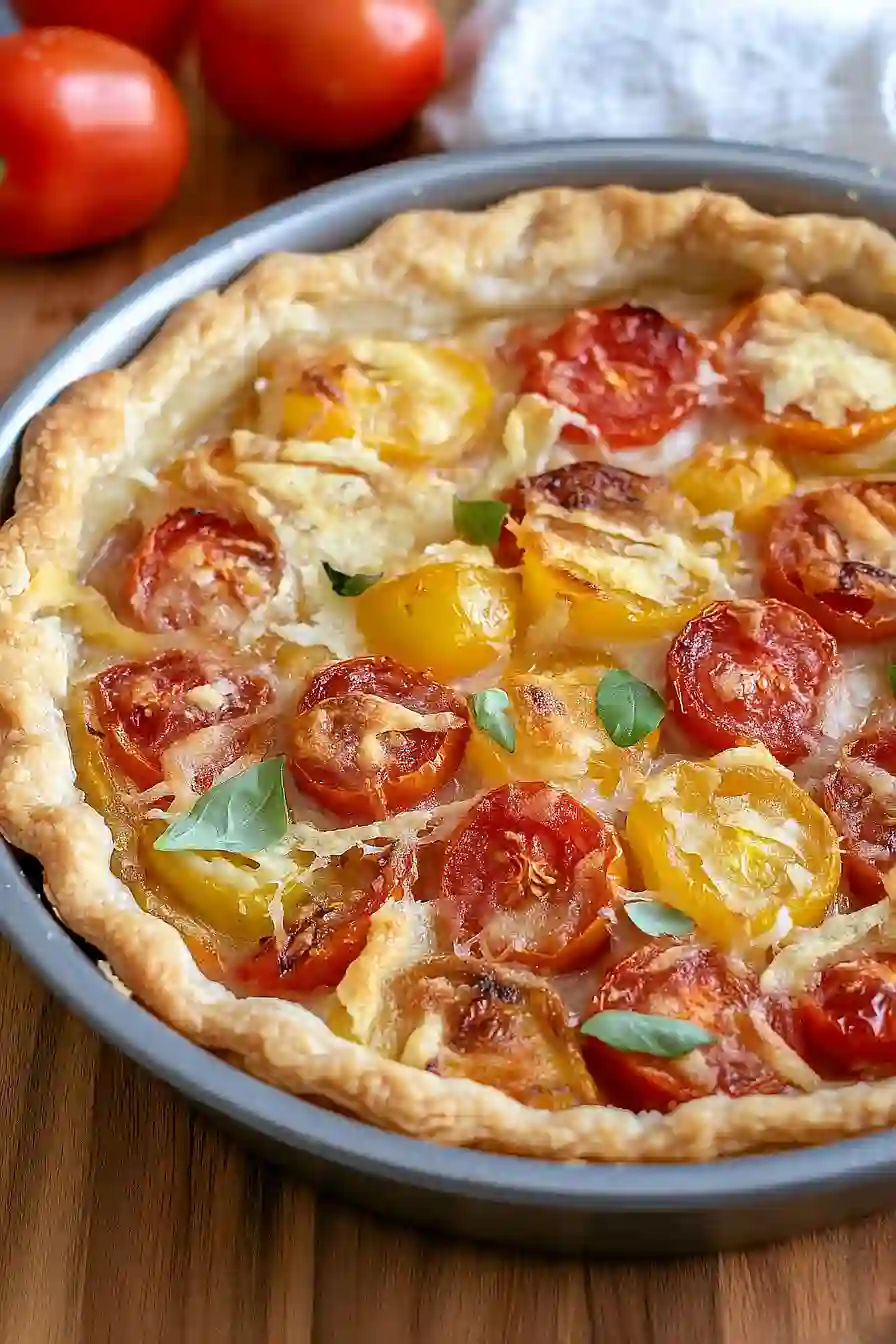 cherry tomato pie 