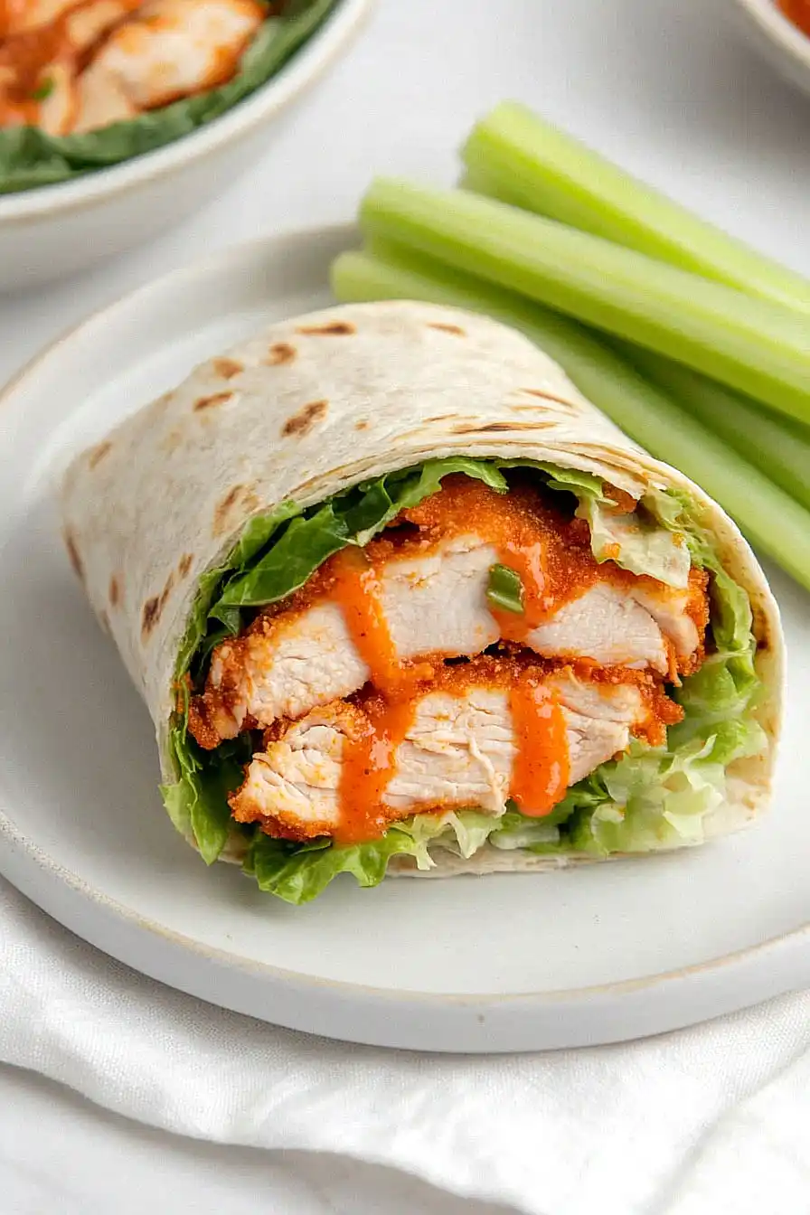 baked chicken wraps