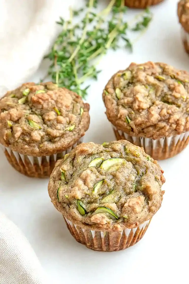 no sugar zucchini muffins