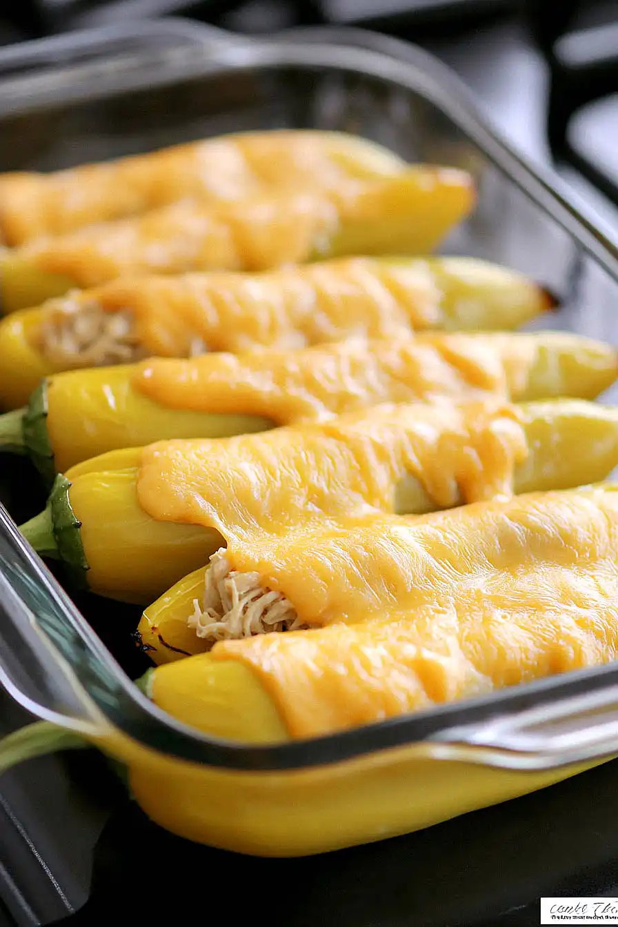 chicken stuffed banana peppers recipe