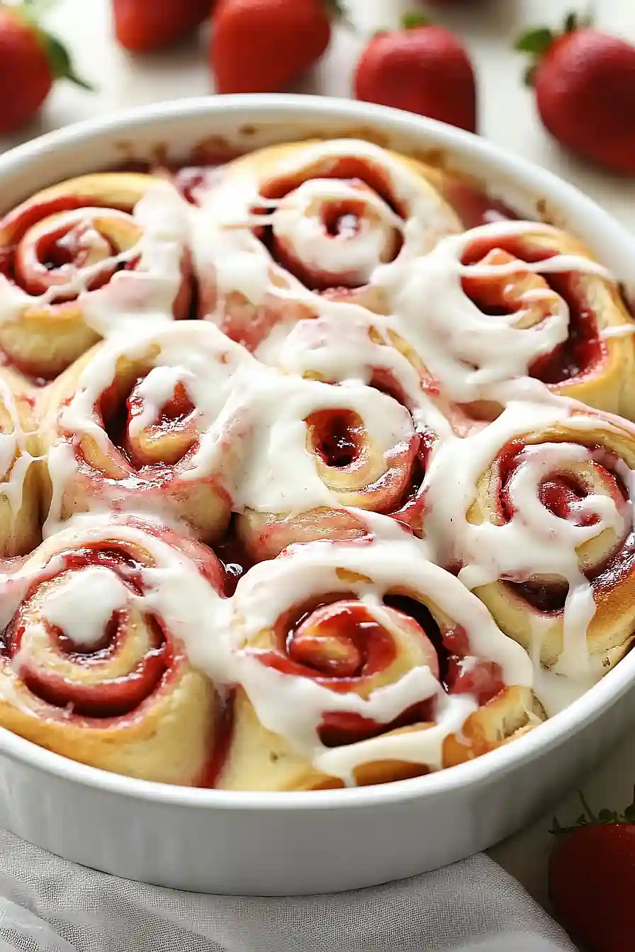 strawberry rolls