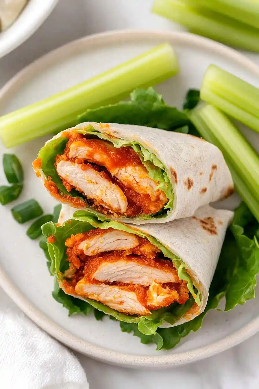 baked chicken wraps