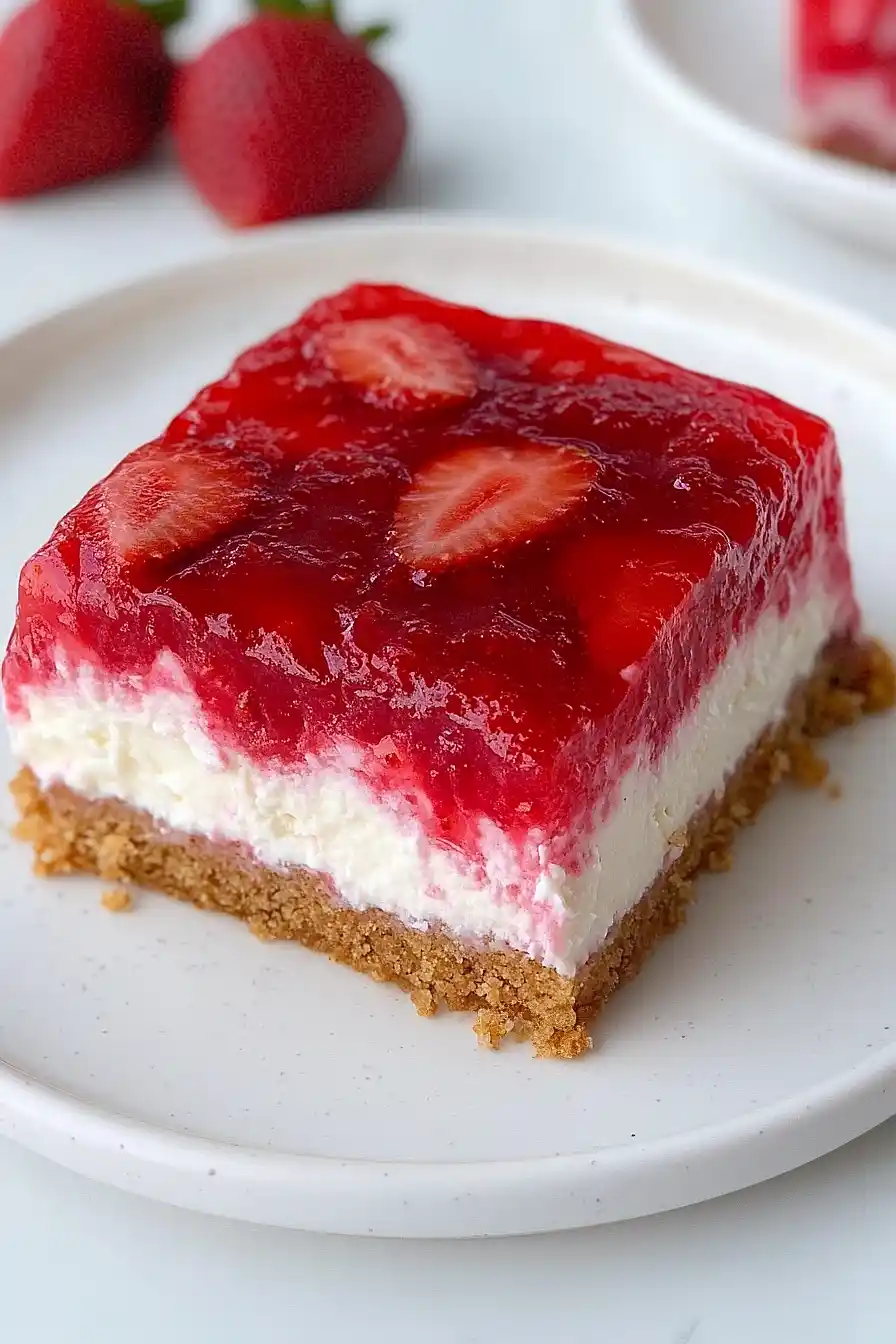 strawberry cheesecake jello salad