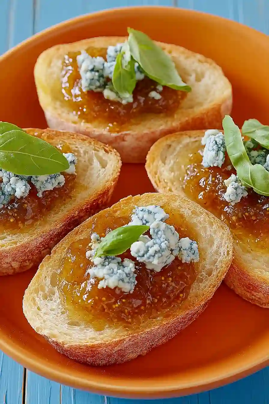 fig jam bruschetta