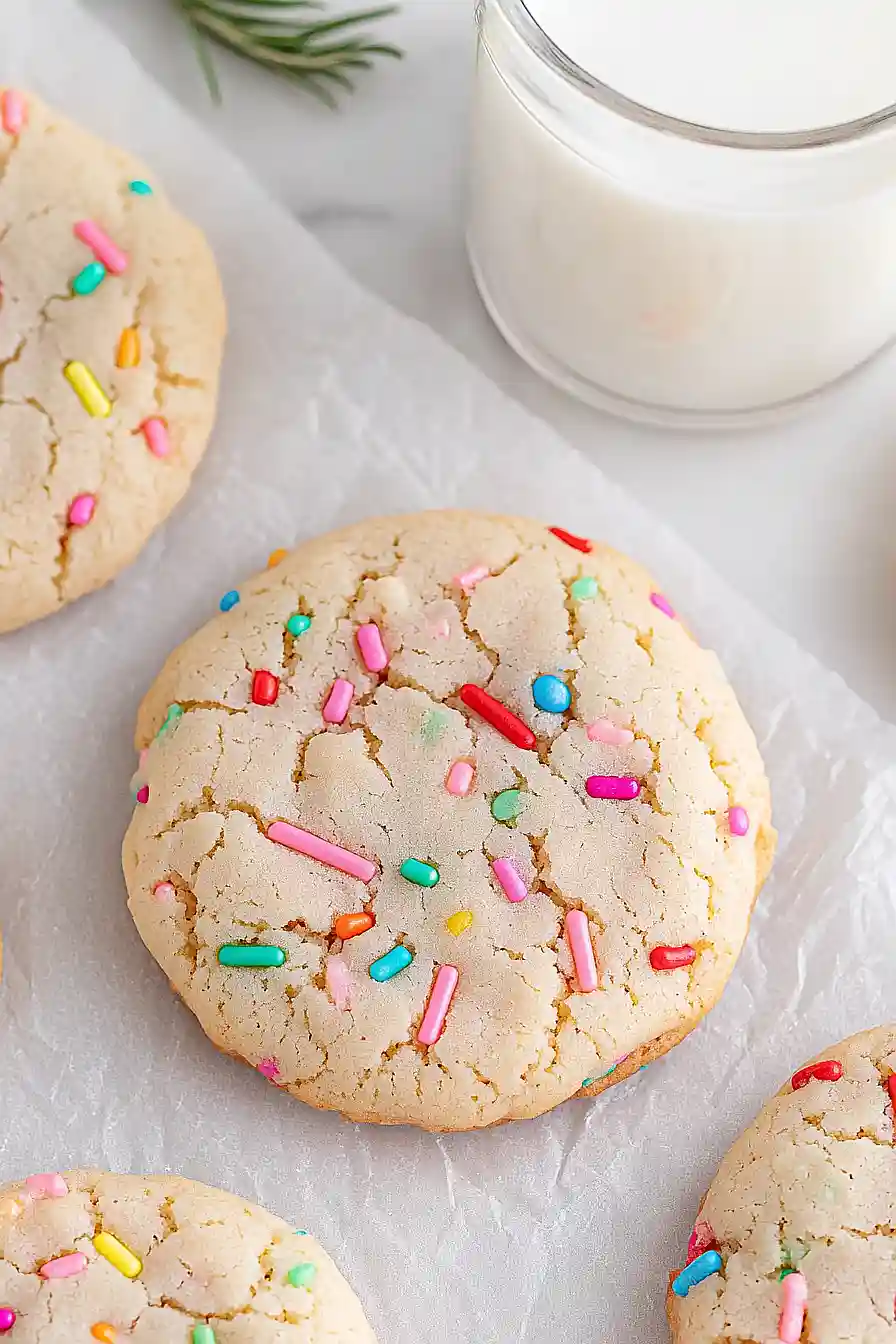 vanilla cake mix cookies