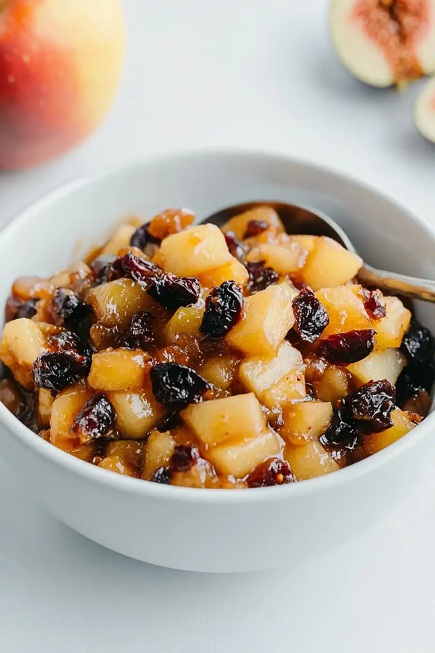 apple and fig compote