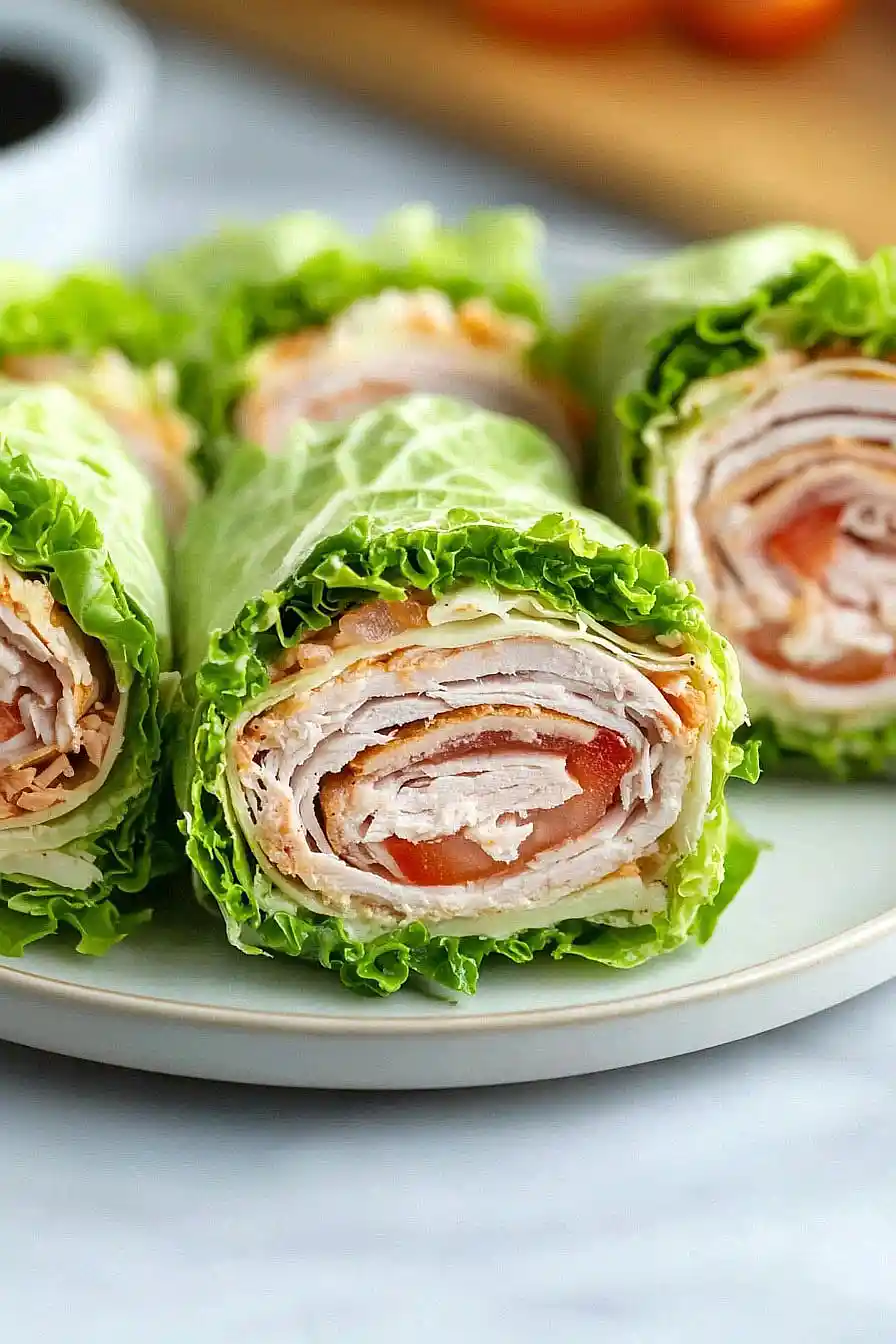 lettuce wrap sandwich
