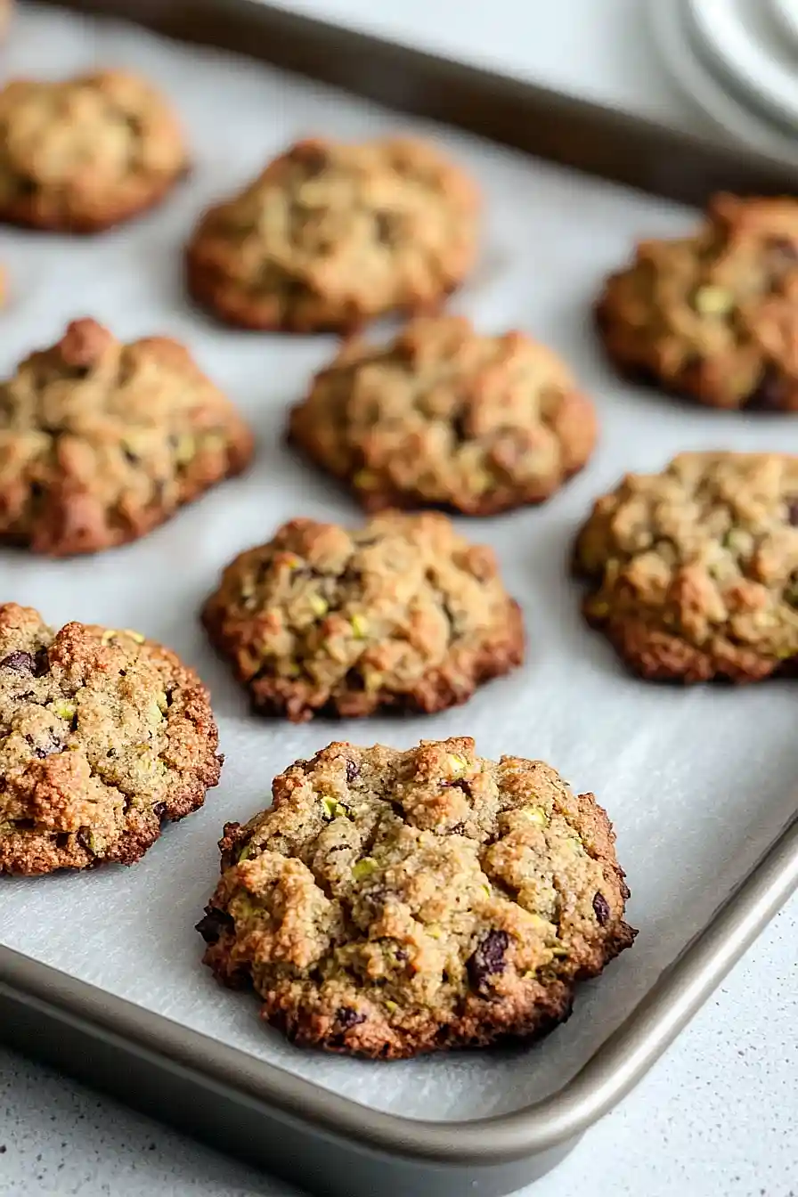 zucchini pistachio cookies