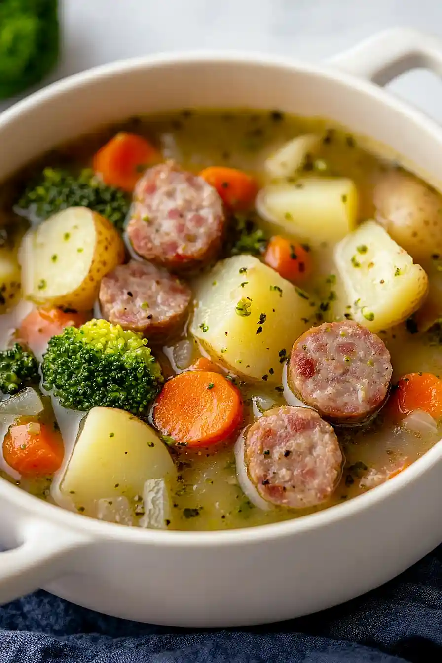 pork sausage vegetable soup