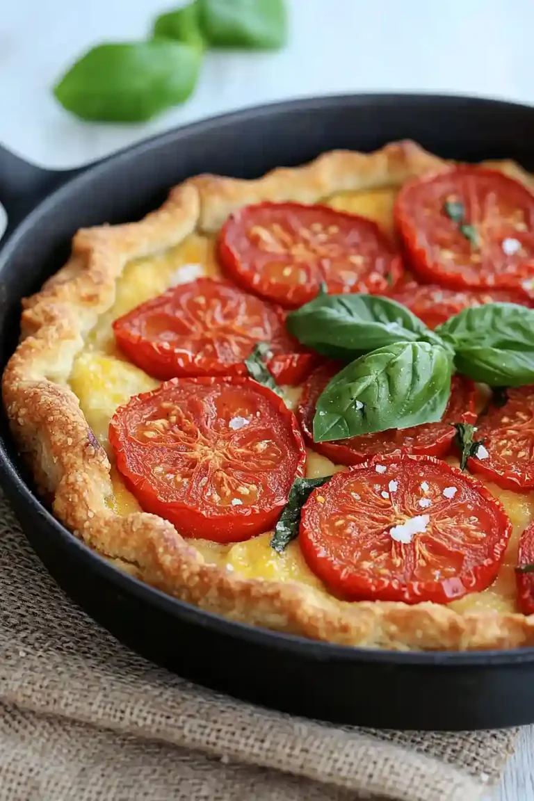 tomato pie with biscuit crust