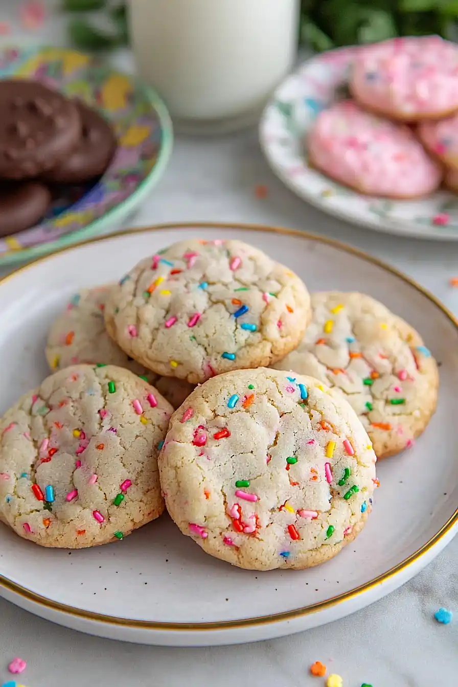 vanilla cake mix cookies