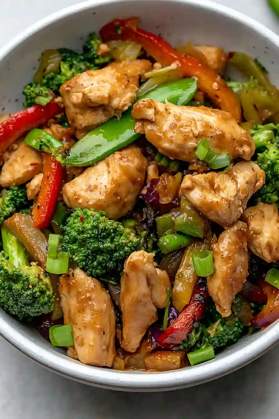 paleo chicken and vegetable stir fry