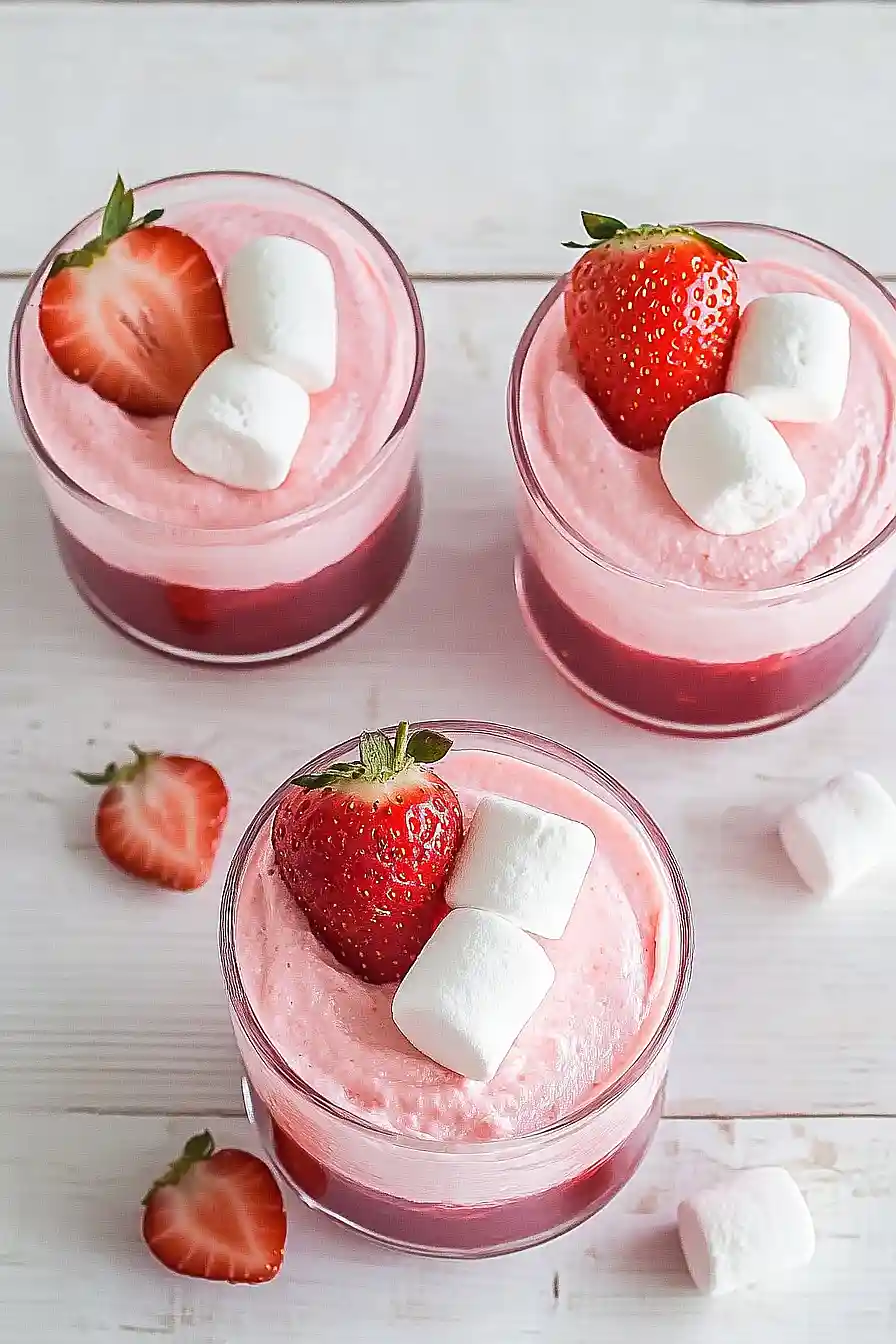 strawberry mousse