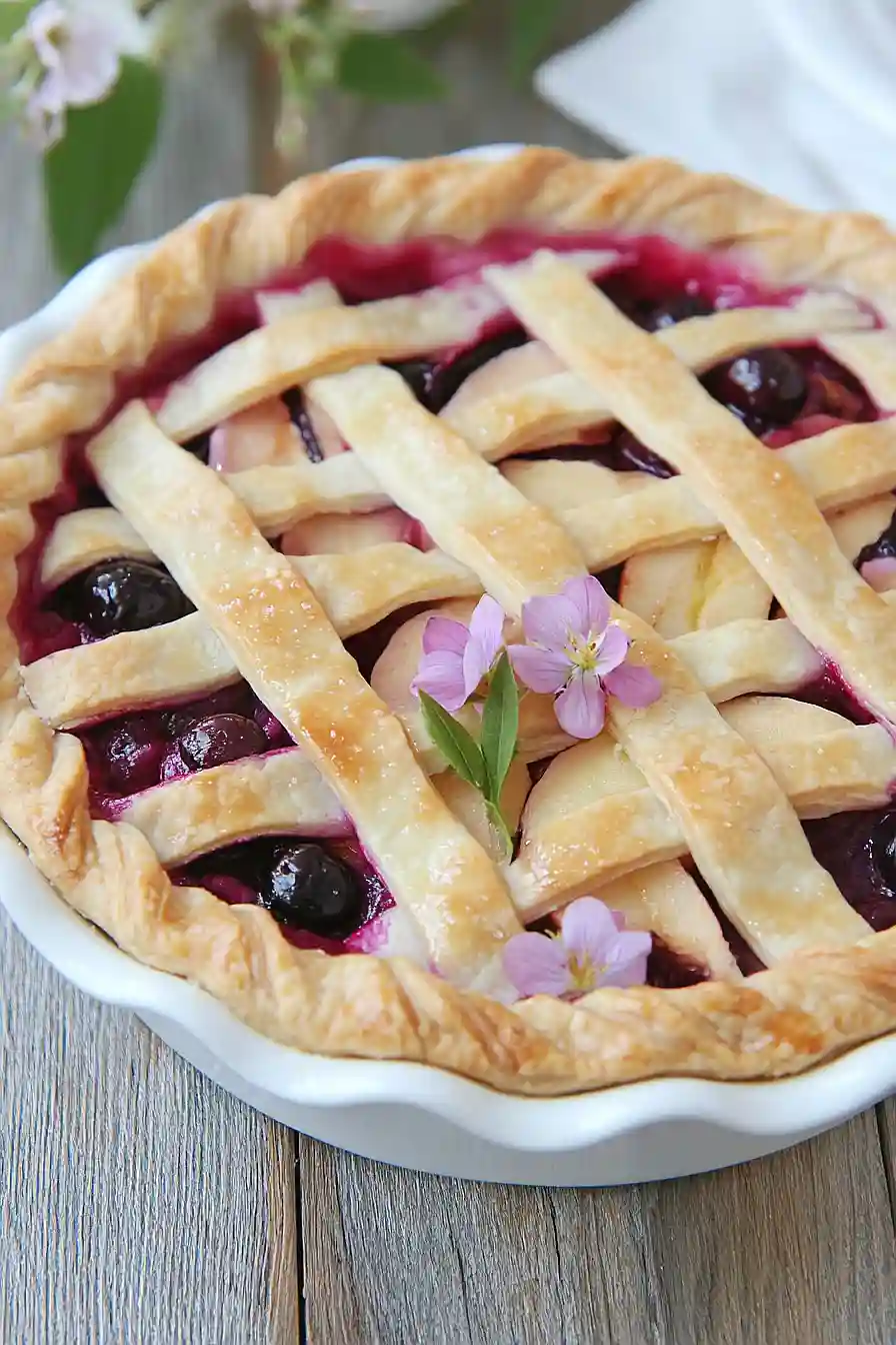 apple huckleberry pie