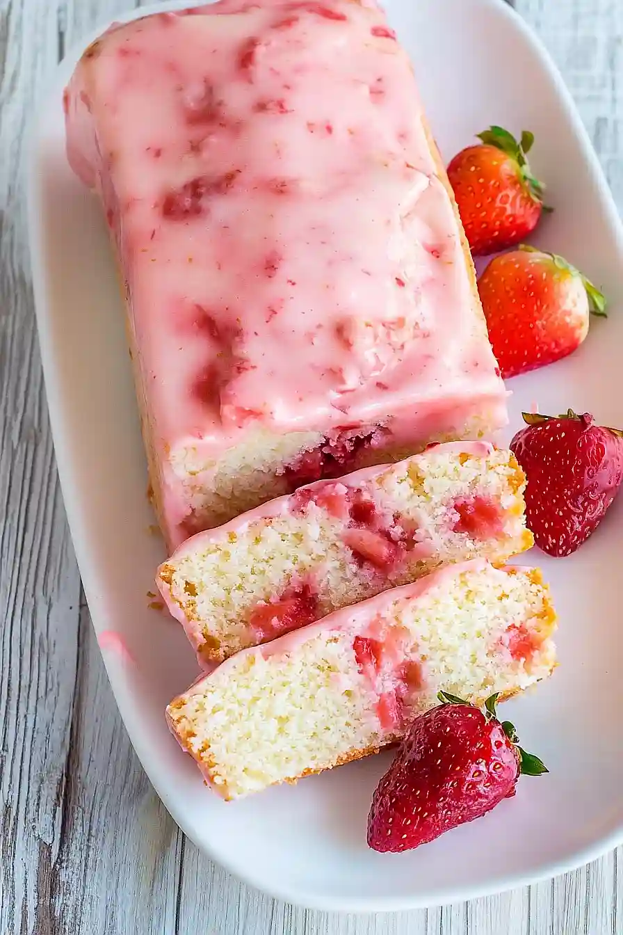 strawberry pound cake