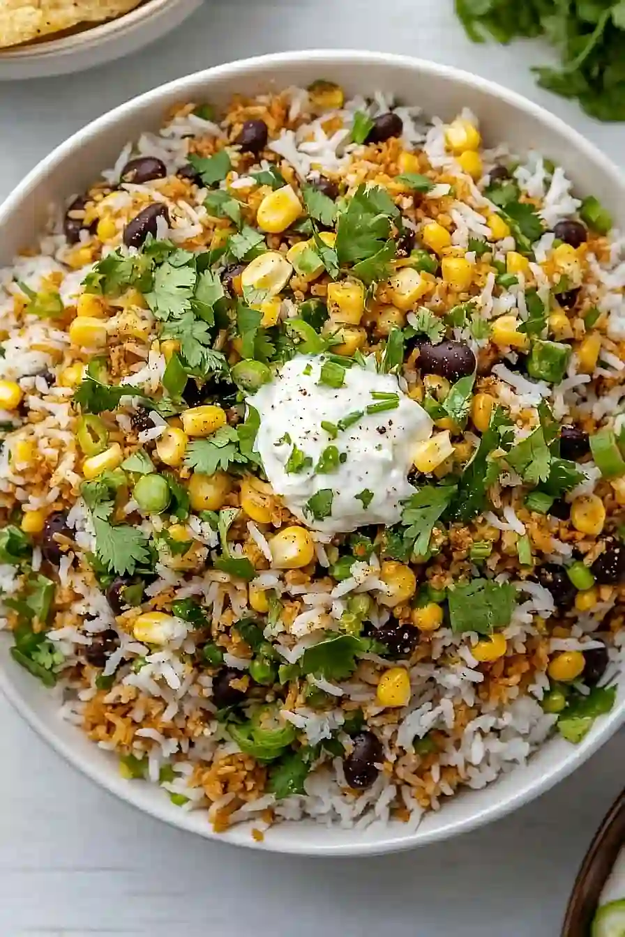 street corn rice