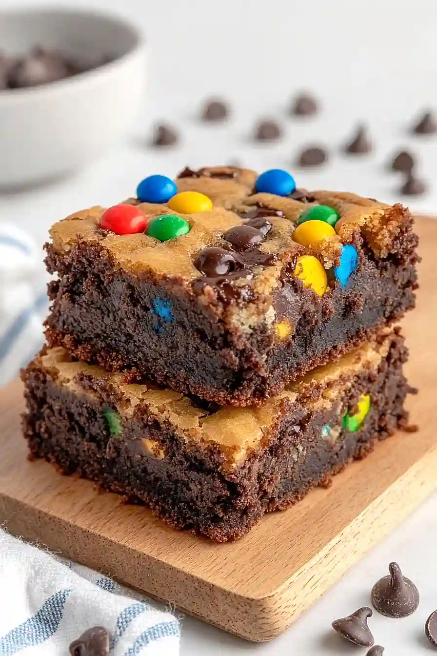 m&m brookies