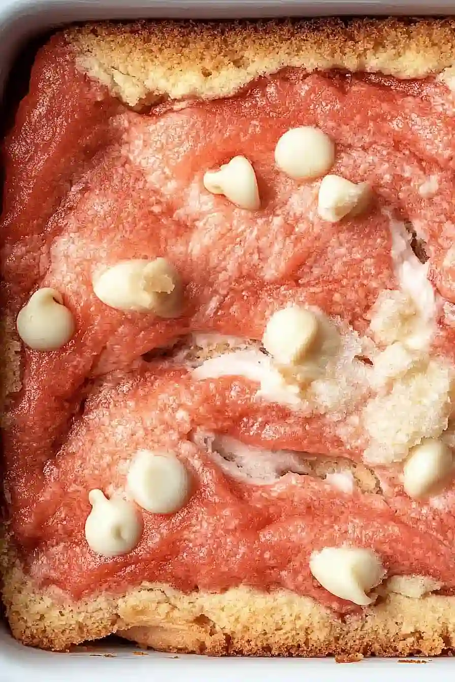 strawberry earthquake cake