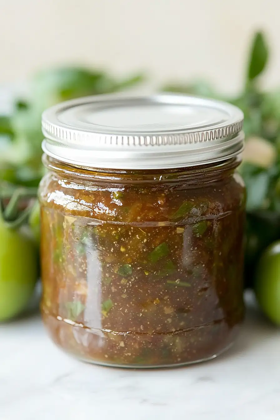 green tomato apple pie filling