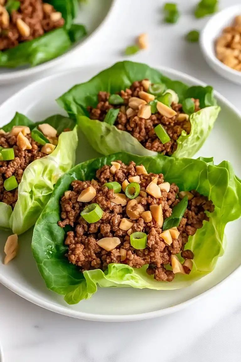 beef lettuce wraps