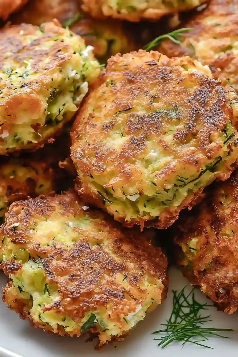zucchini pancakes with feta