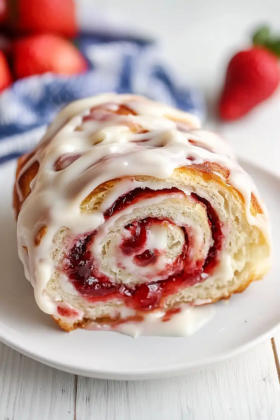 strawberry rolls