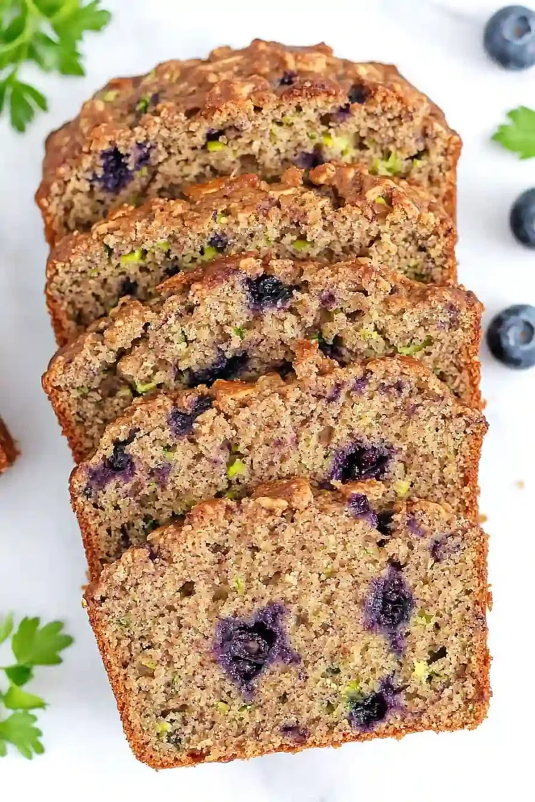 vegan zucchini blueberry bread