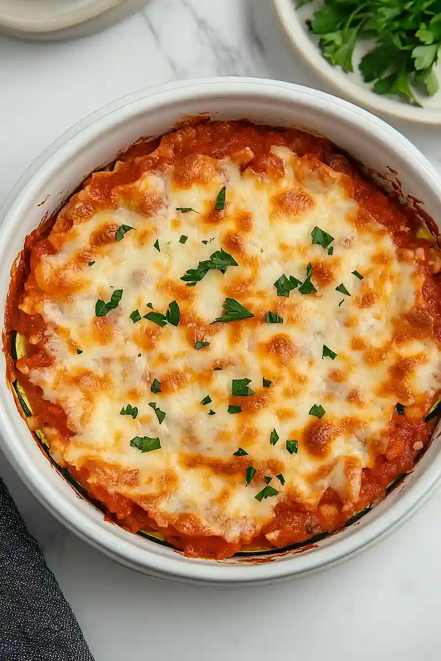 air fryer zucchini lasagna