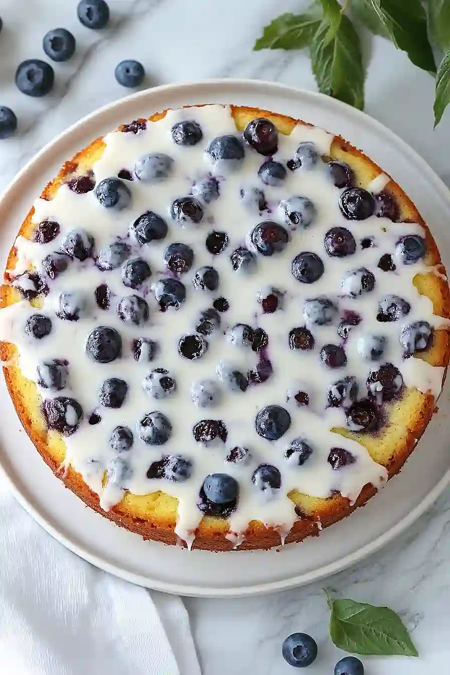 blueberry ricotta cake