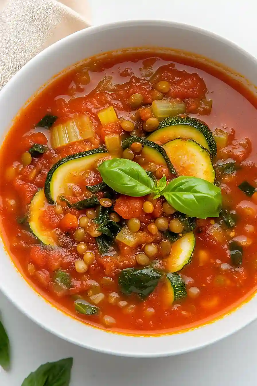 zucchini lasagna soup