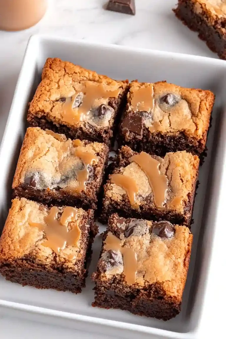caramel brookies