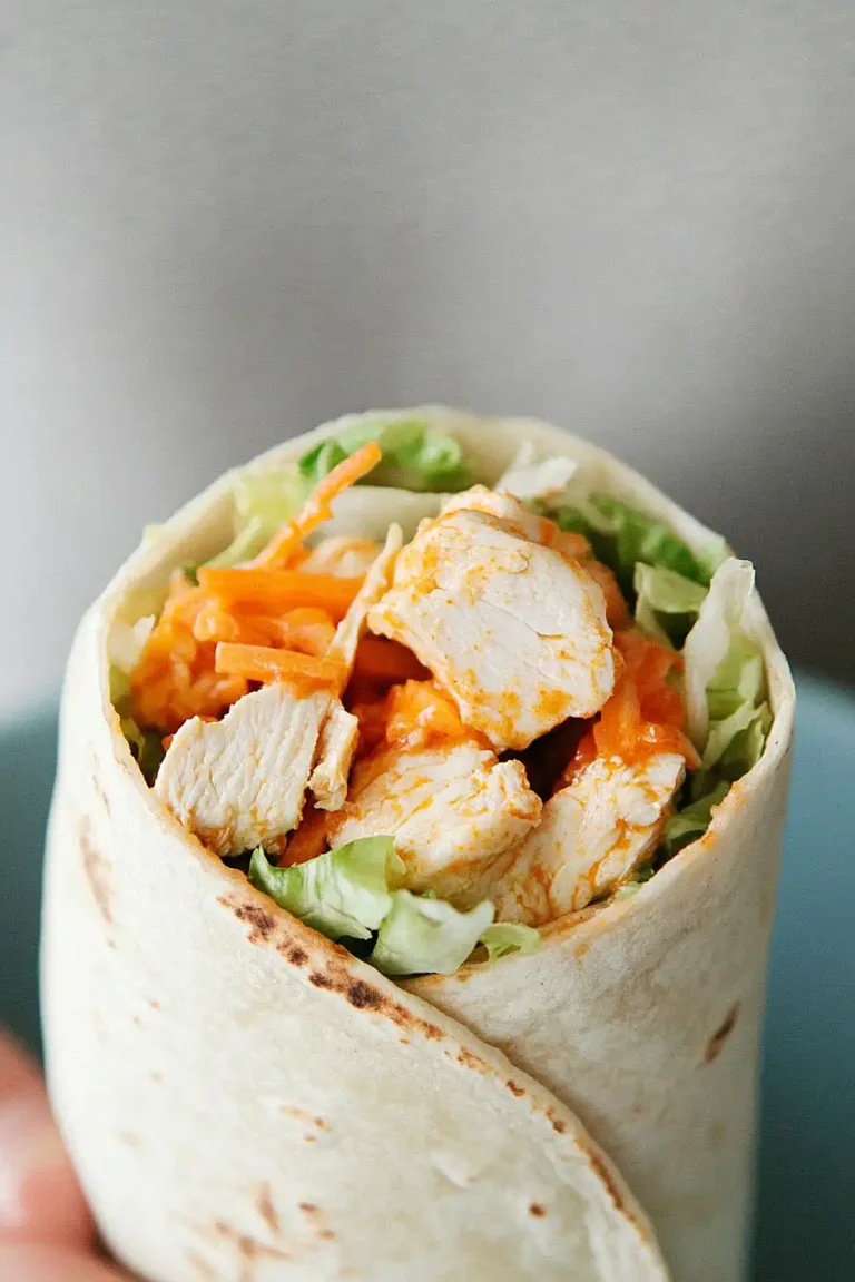 baked buffalo chicken wraps