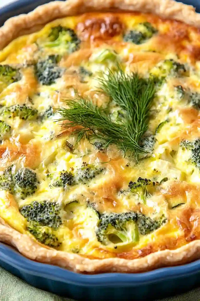 broccoli zucchini quiche