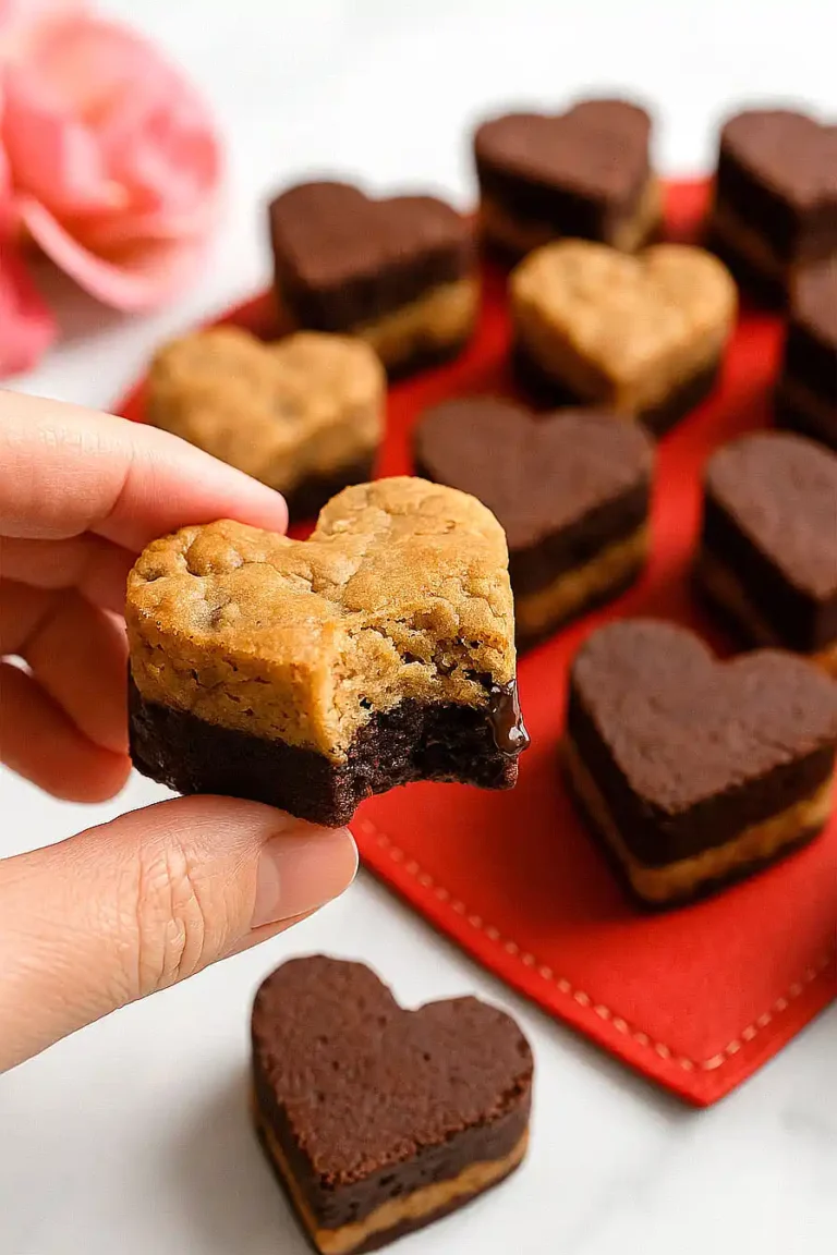 valentine's day brookies