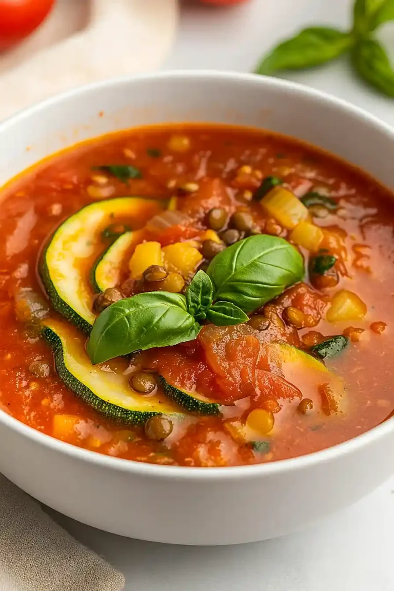 zucchini lasagna soup