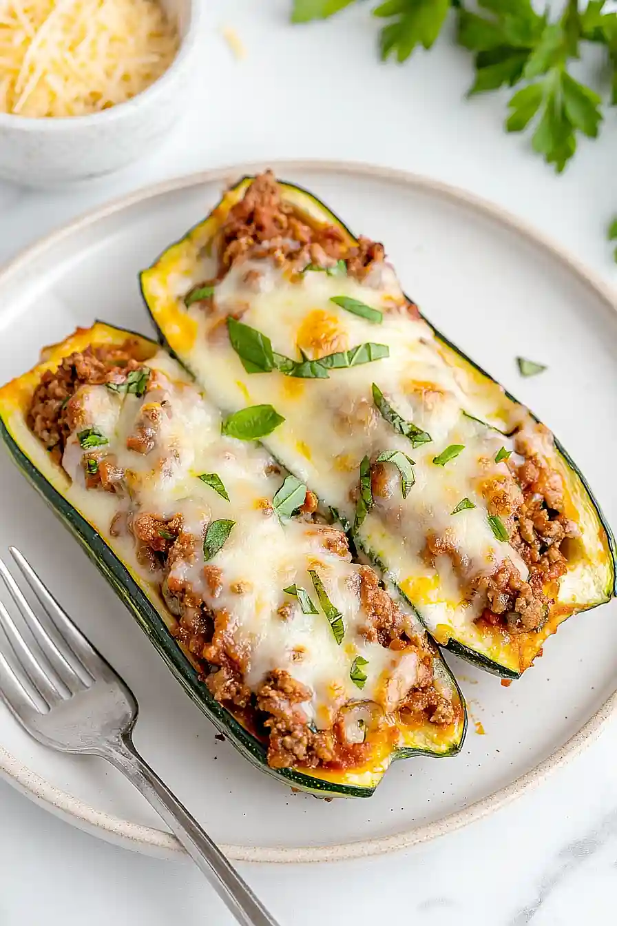 lasagna zucchini boats