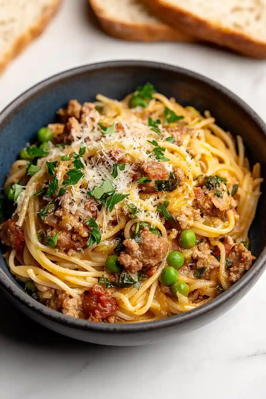 pork sausage spaghetti
