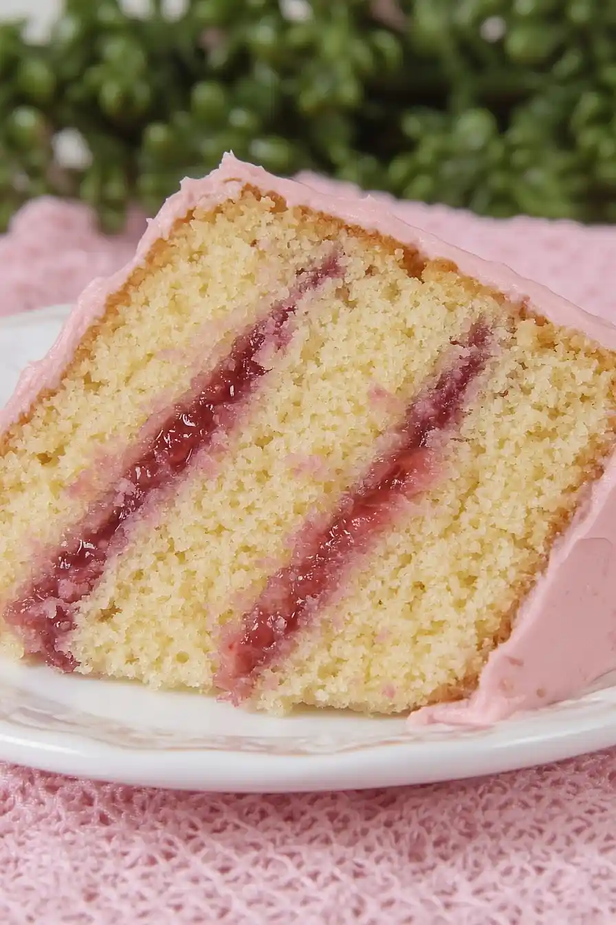 strawberry birthday cake
